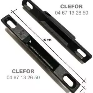 gache savio pour coulissant aluminium alu 340530