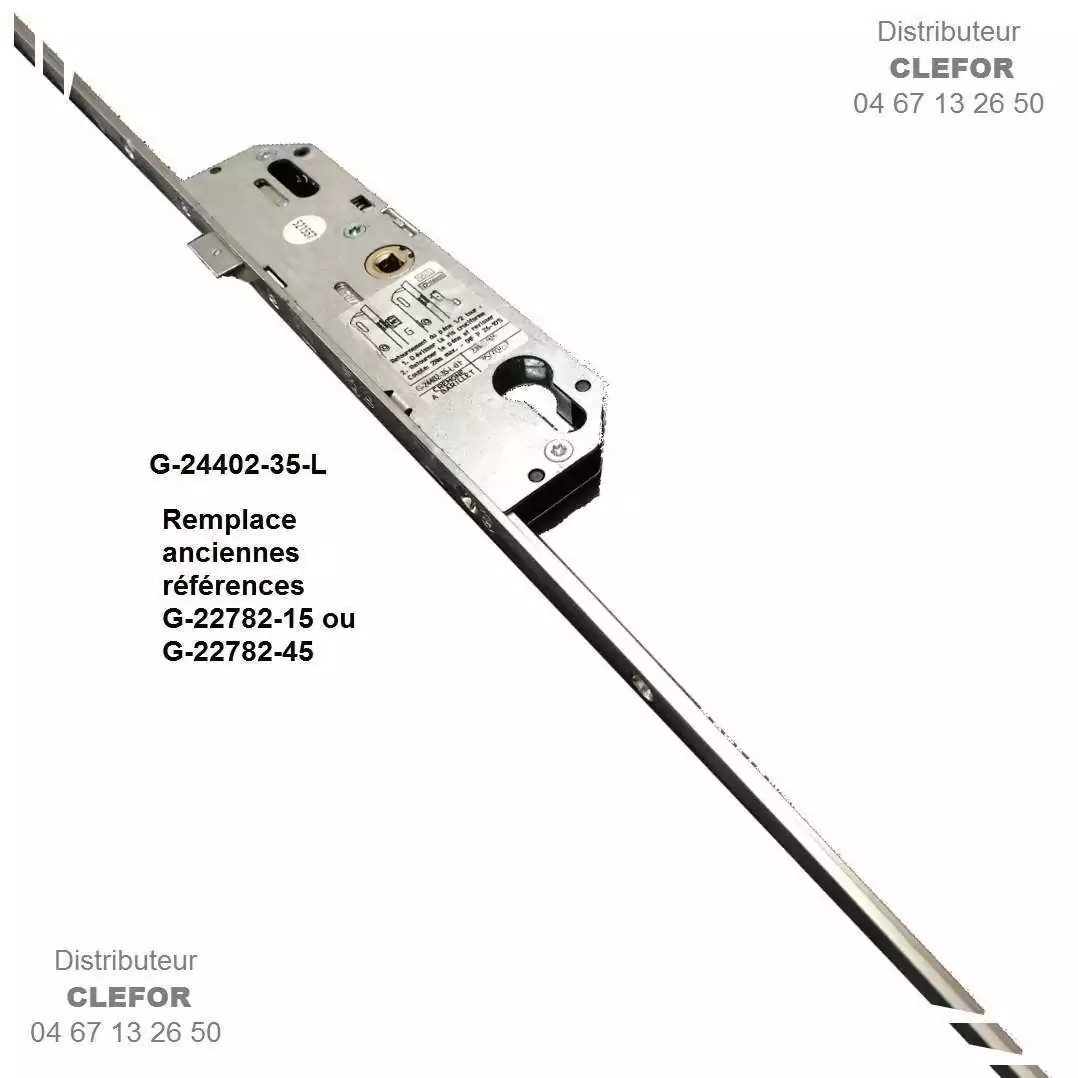 cremone ferrure serrure ferco gu 6.35 G-24404-35-L G-22782