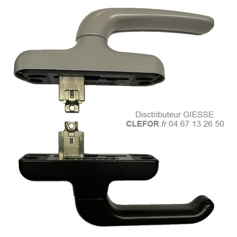 Poignée GIESSE réversible fenêtre ou porte fenêtre OF 1 fourche Serrures & Clés