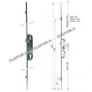 crémone ferco gu 5.28 2 galets G-24491-22-1