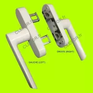 M259 poignee cremone porte fenetre schuco couronne 2 deux fourches en U pour ob of