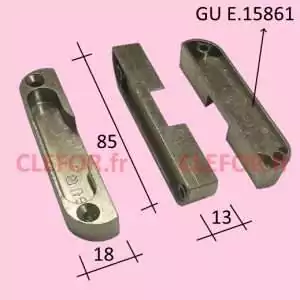 GU E15861 gache pour serrure a galet ferco gu bks e-15861 E15861