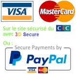 Paiement sécurisé visa mastercard 3d secure CM CIC Paypal Clefor montpellier serrures et clés