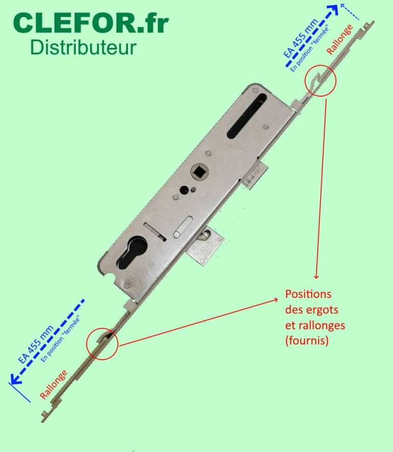 Serrure de porte de chambre Serrure à encastrer PZ