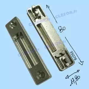 gache maco 35078 2635799 pour menuiserie pvc alu pour demi tour bec de cane