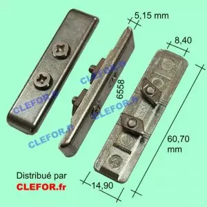gache 6558 pour baie coulissante coulissant alu sapa 20 6558