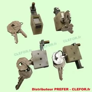 Serrure Prefer de meuble et casier made in italy 2174