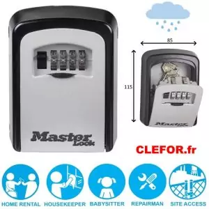 coffre a cle master lock pour echange de cles securisé pour location rbnb rb&b