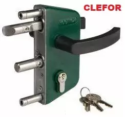 serrure de portillon de jardin locinox vert jardin ou vert anglais ou vert bouteille référence LAKZ4040P1L6005VCAP