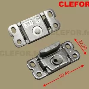 GACHE 381 18 - GACHE A GALET REGLABLE SAVIO 381 KIT INCONTRO SAVIO 1411-9 POUR MENUISERIE ALU
