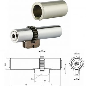 cylindre laperche rols LAPTHIR 6030 cylindre adaptable pour cylindre laperche à cremaillere