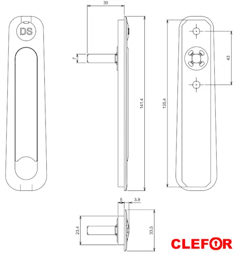 poignee suzy susy la croisee ds ds7540 ds6398 ds5484 ds6399 ici ds7540 carre 7 lg 30 mm