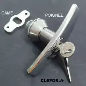 ronis 1078 poignée pour porte de garage et armoire métallique réf 5501
