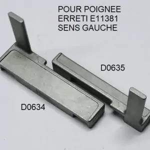 KIT ERRETI POUR POIGNEE ERRETI E11381 SENS GAUCHE DOIGTS ENTRAINEMENT D0634 D0635