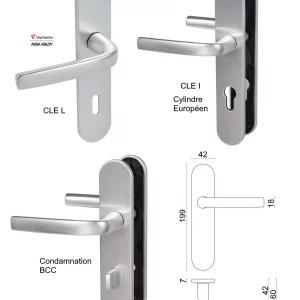 POIGNEE VACHETTE LOGIO ALU CLE L CLE I BDCC 1200 1203 1202 VACHETTE 200666 200808 6 01 0959