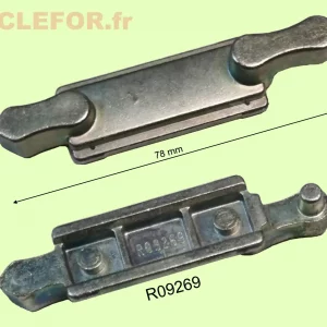 embout de tringle euro rivalu R09269 lg 78 mm profil tringle euro