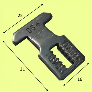 CROCHET 06 + GRAVE 1549 09 24 POUR COULISSANT GU FERCO E-24518-02-0-8 POUR ANCIENNE FERMETURE OSIRIS