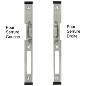 GACHE REGLABLE GU 6-38679-09-R-R 6-38679-09-L-1 GU 6-38679-07-R-1 6-38679-07-L-1 GACHE GU POUR SERRURE SECURY REGLABLE GRAVEE 9-38941-02 4663 9 416570 2A 4663